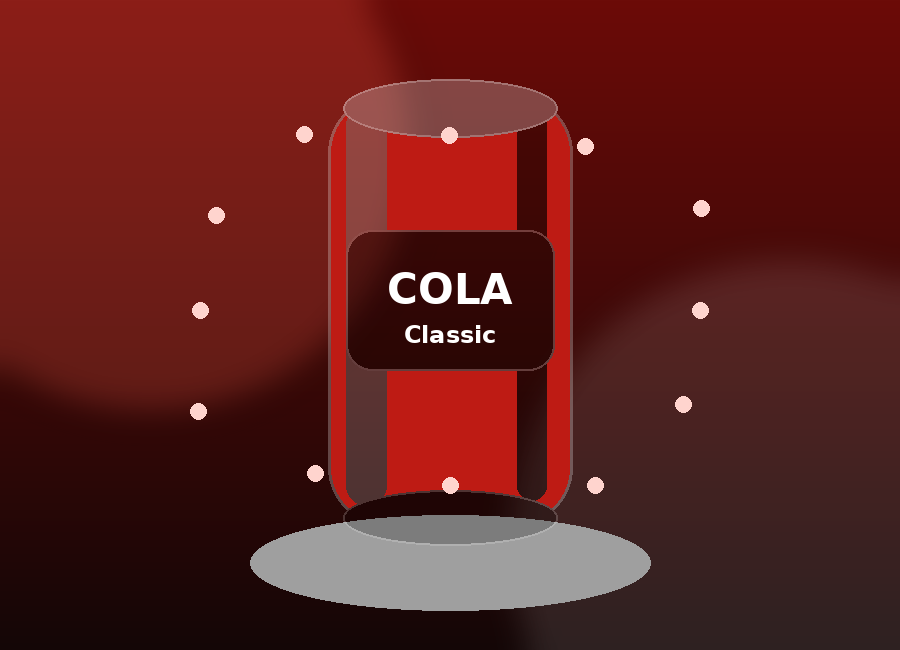 Generic cola drink visual