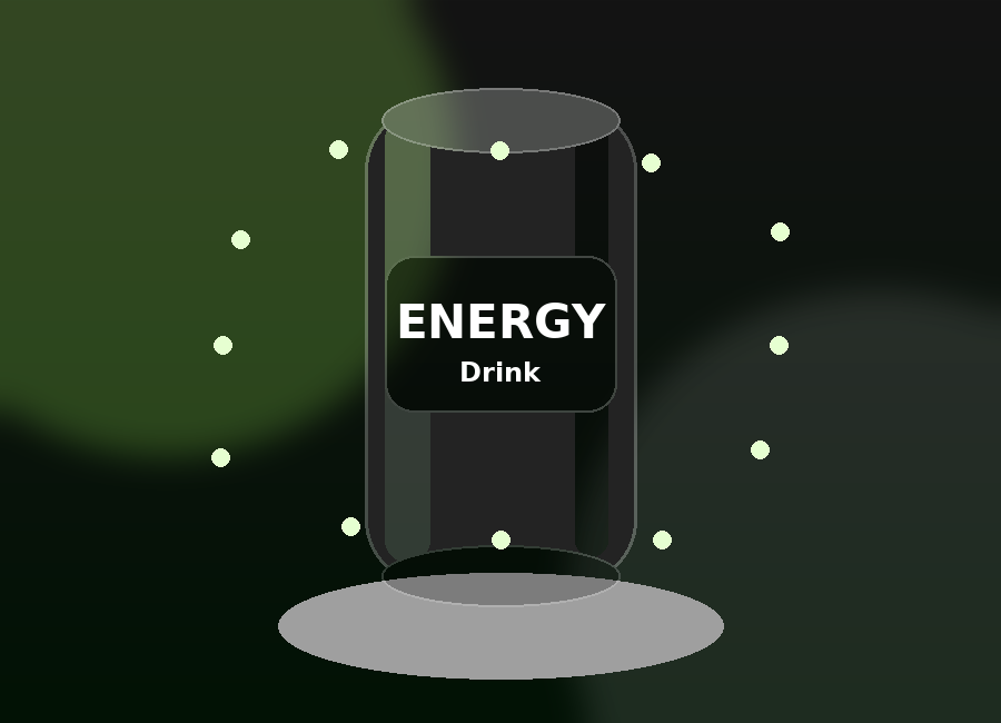 Generic energy drink visual