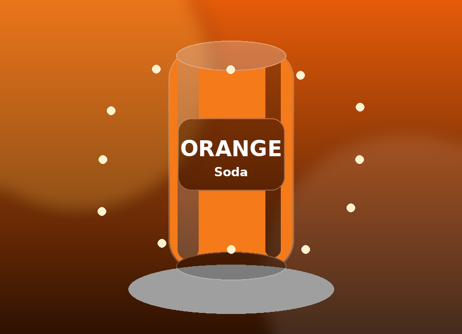 Generic orange soda visual